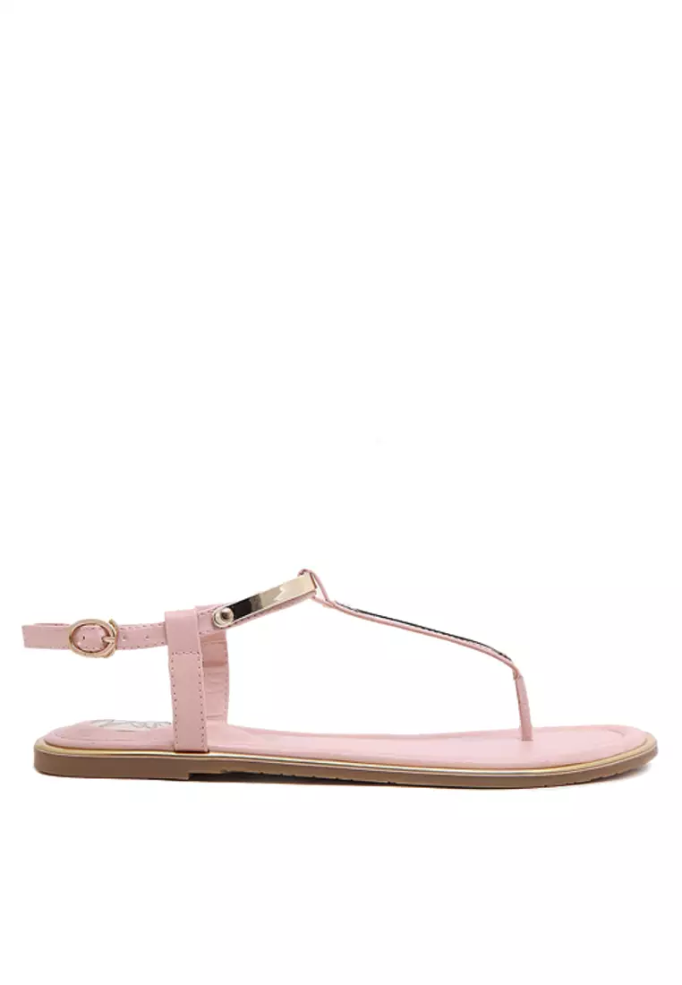 VS8858 Sexy Flat Sandals with Toe Post