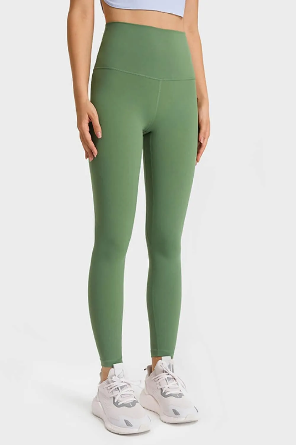 Skin-Like Elastic Waist Yoga Pants