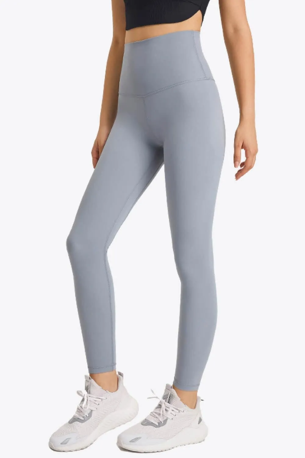 Skin-Like Elastic Waist Yoga Pants