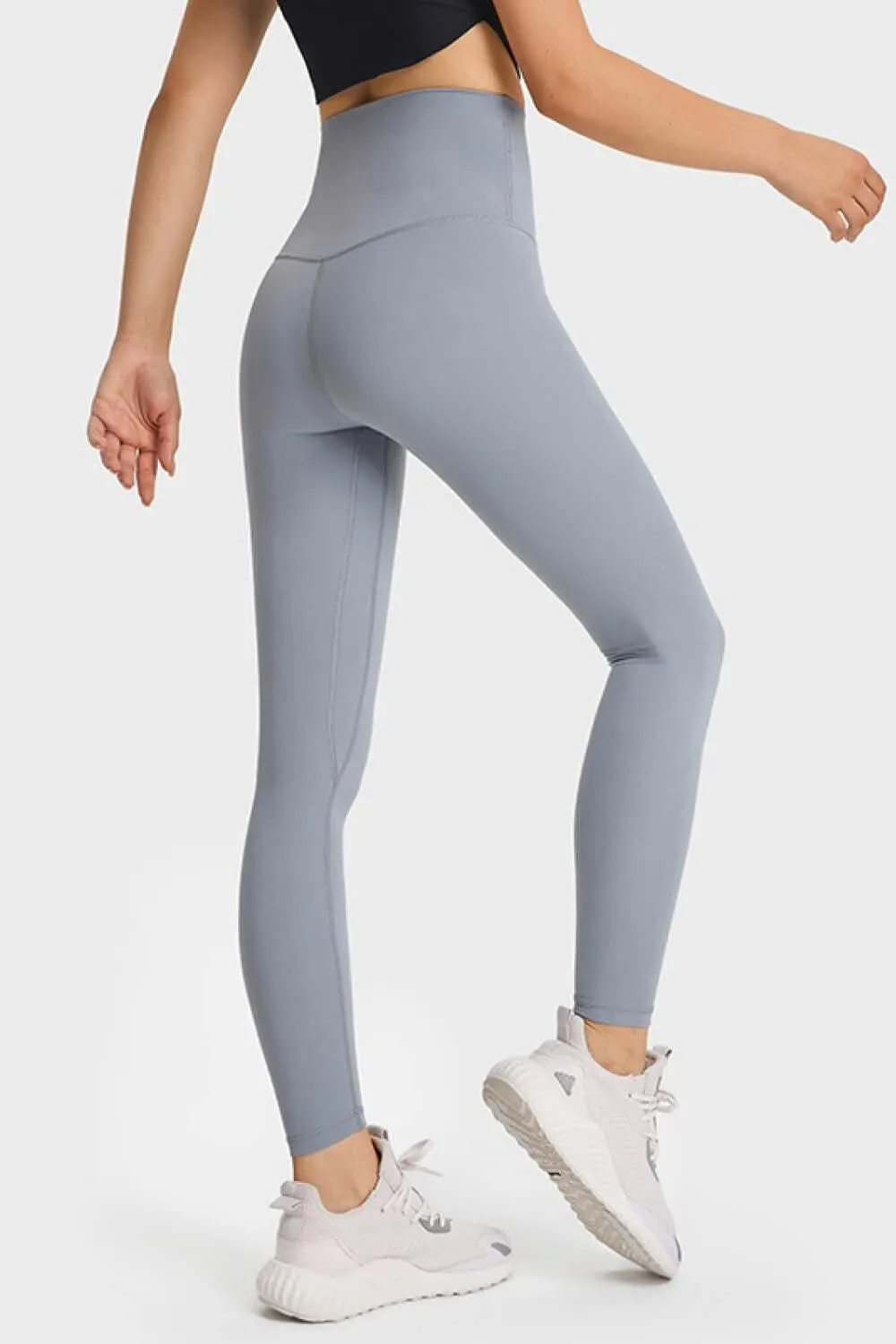 Skin-Like Elastic Waist Yoga Pants