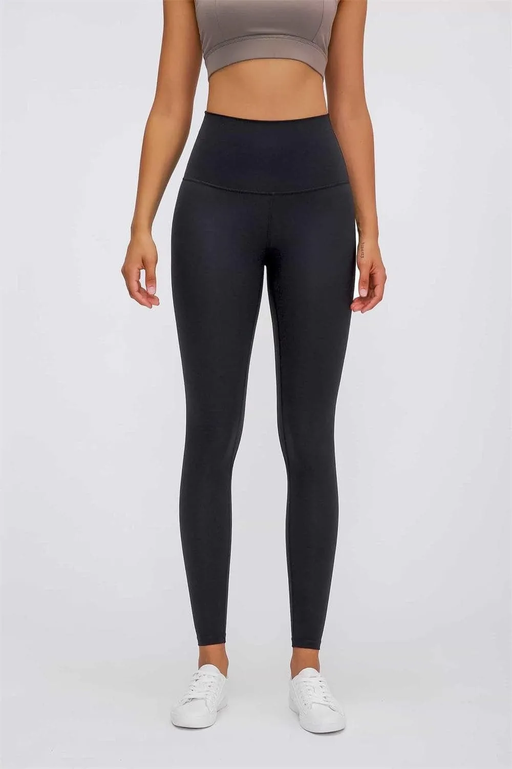 Skin-Like Elastic Waist Yoga Pants