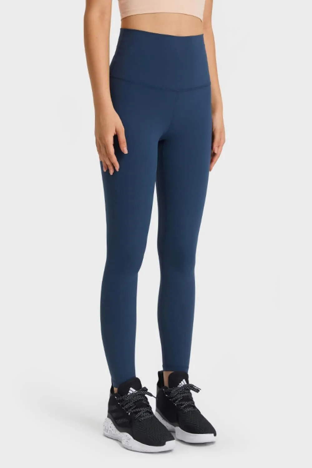 Skin-Like Elastic Waist Yoga Pants