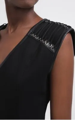 Sleeveless Leather Dress: Shop Now