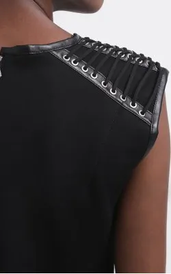 Sleeveless Leather Dress: Shop Now