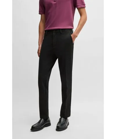 Slim-fit Stretch Jersey Trousers for Men by Boss