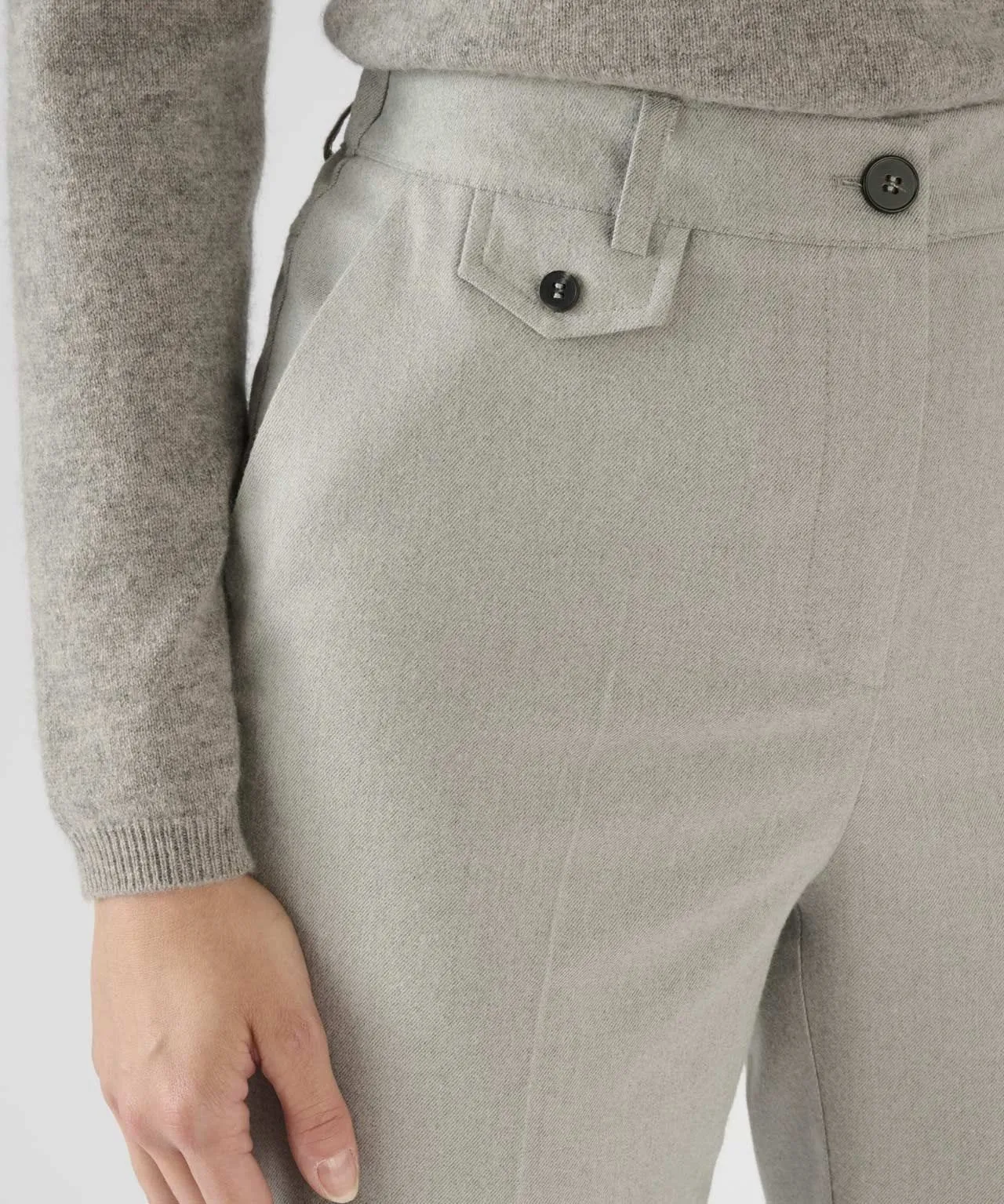 Slim Leg Pocketed Pants