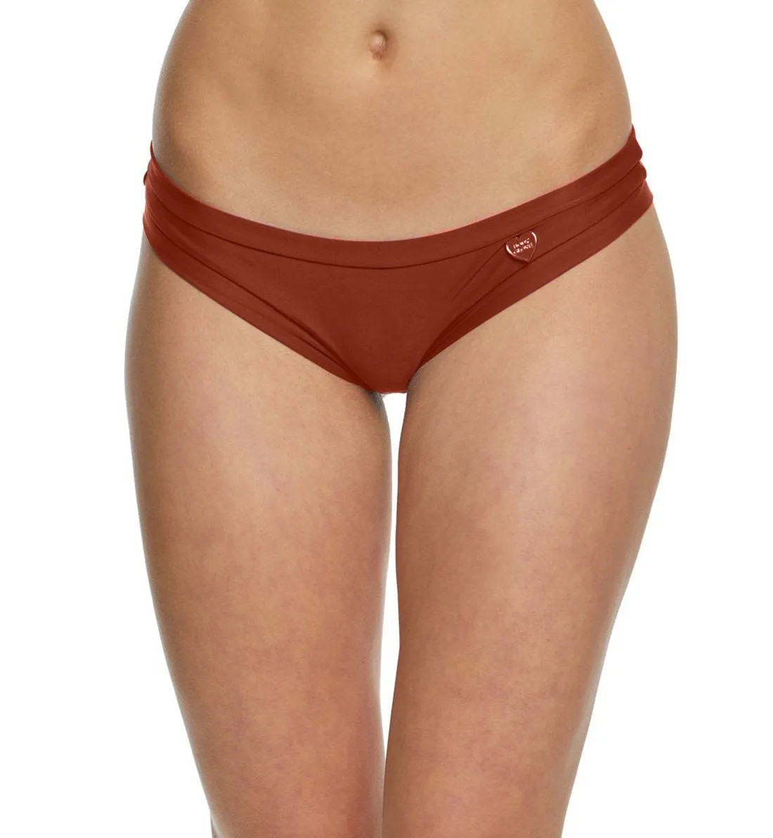 Smoothies Audrey Banded Bikini Brief in Terracotta by Body Glove.