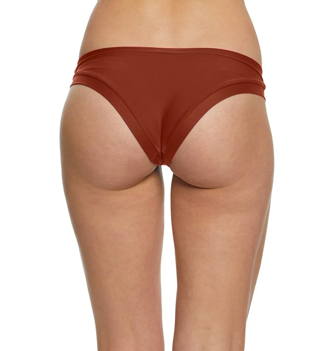 Smoothies Audrey Banded Bikini Brief in Terracotta by Body Glove.