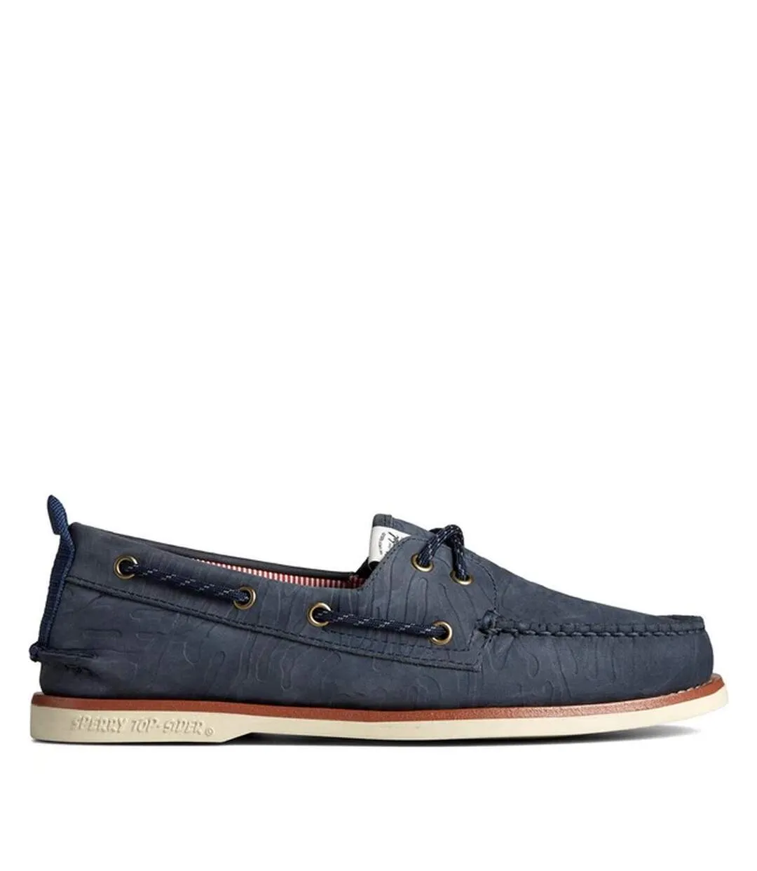 Sperry Men's Authentic Leather Boat Shoes Navy