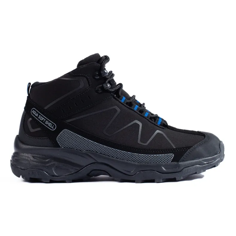 Women's Trekking Shoes with High Upper in Black