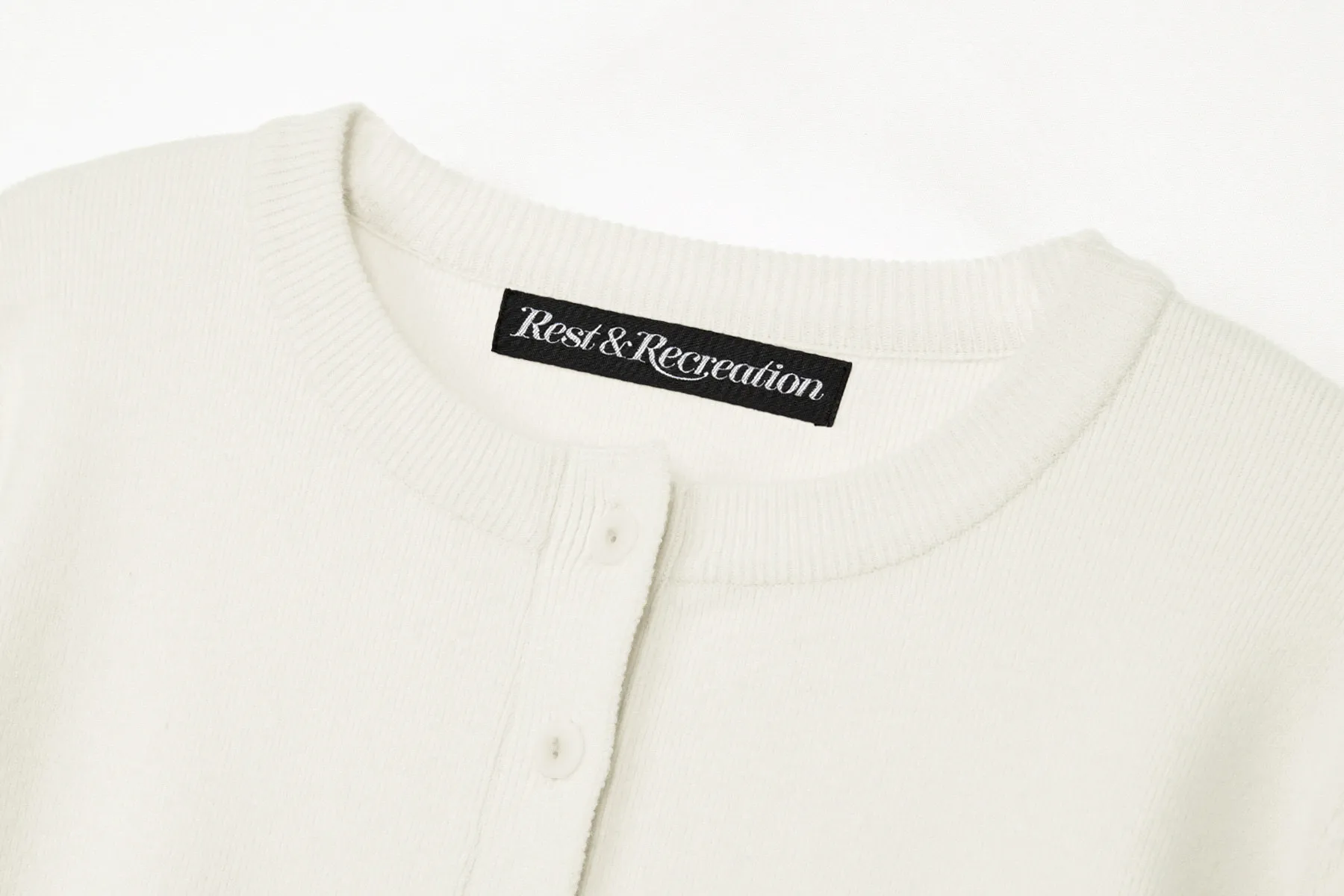 Street Style Logo Cardigans for Rest & Recreation