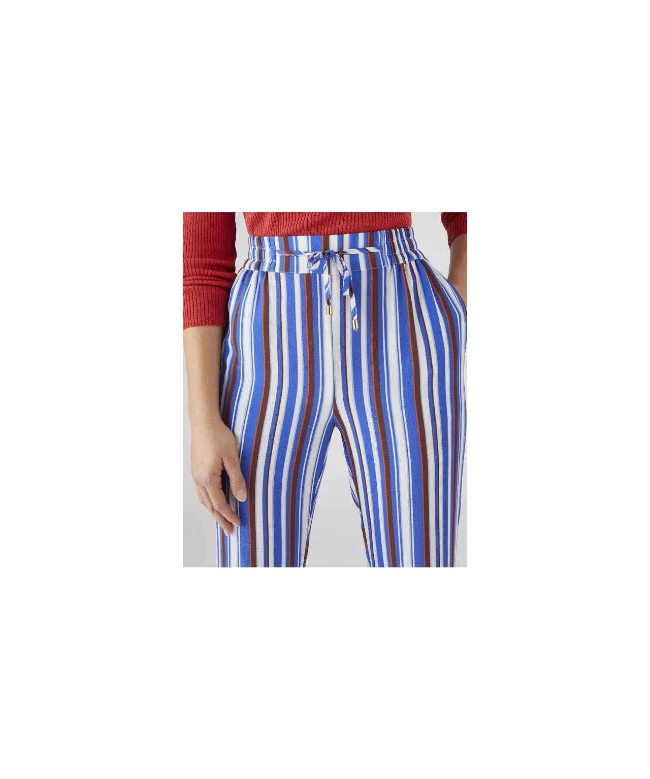 Striped Straight Leg Pants