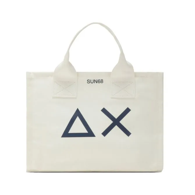 SUN68 BEACH BAG WHITE X34206-01