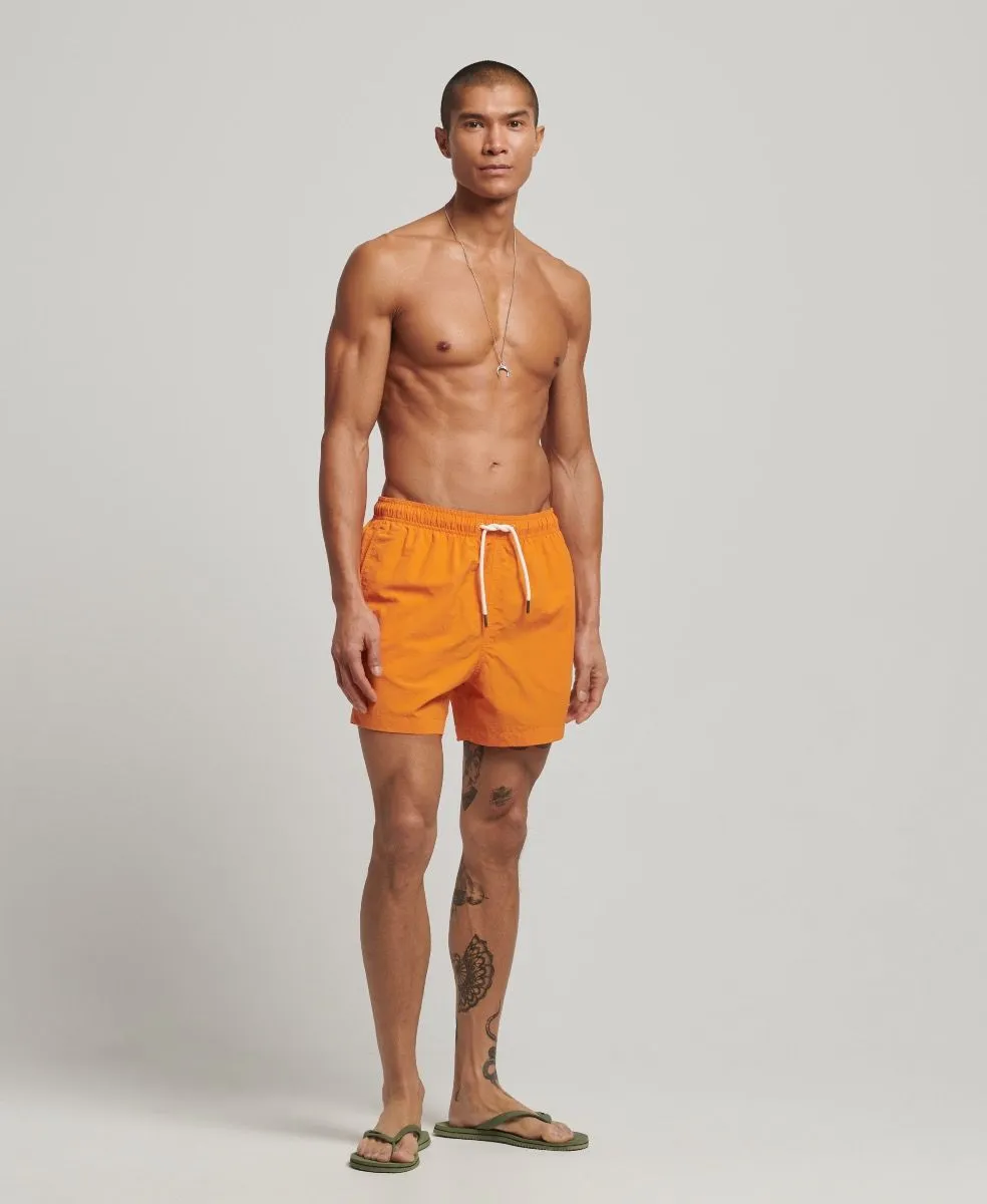 Golden Ochre Summer Plain Swim Shorts for Men by Superdry