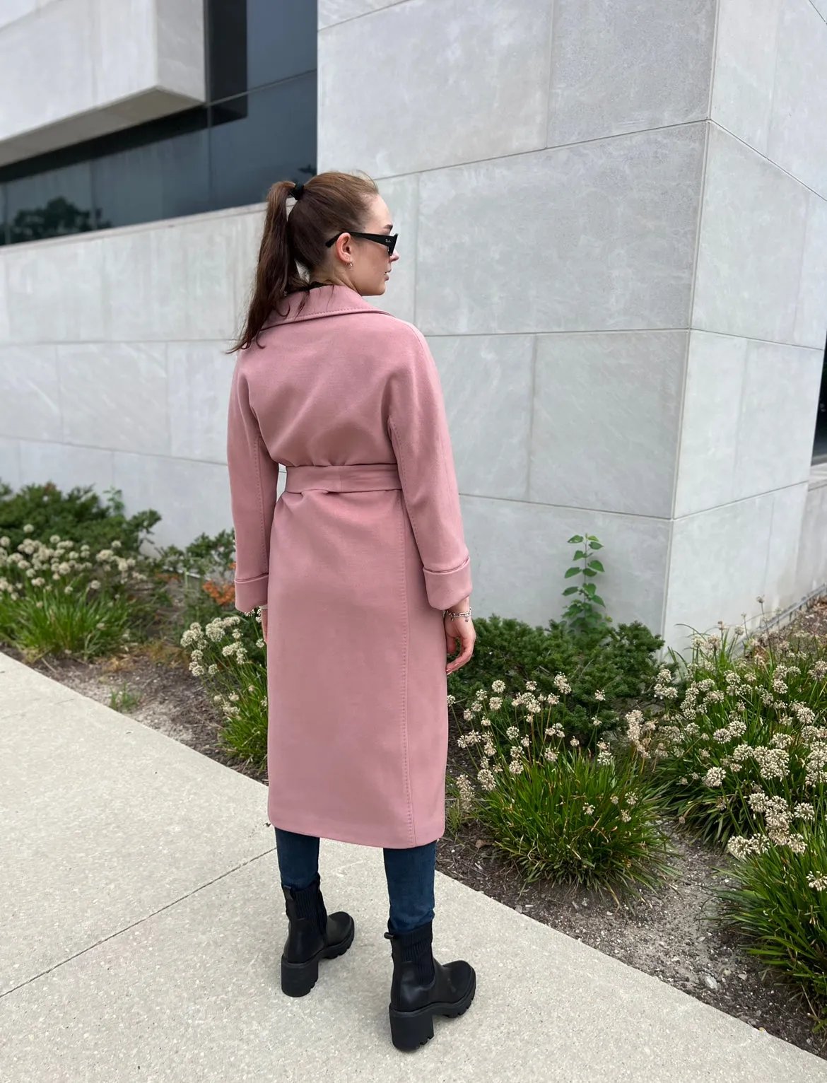 Tailored Cashmere Wool Coat