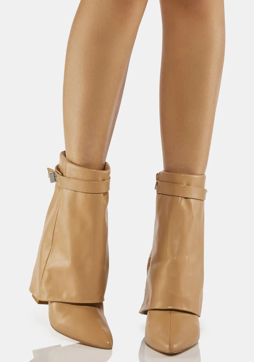 Tan Fyre Ankle Boots-