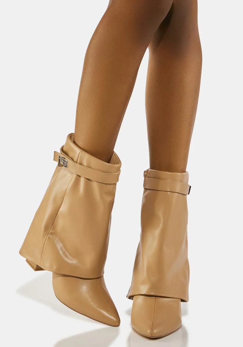 Tan Fyre Ankle Boots-