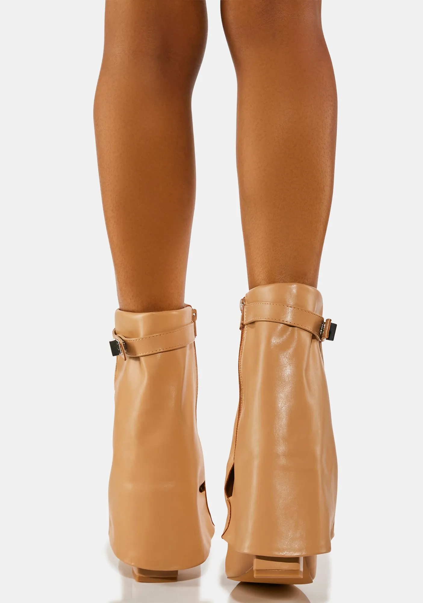 Tan Fyre Ankle Boots-