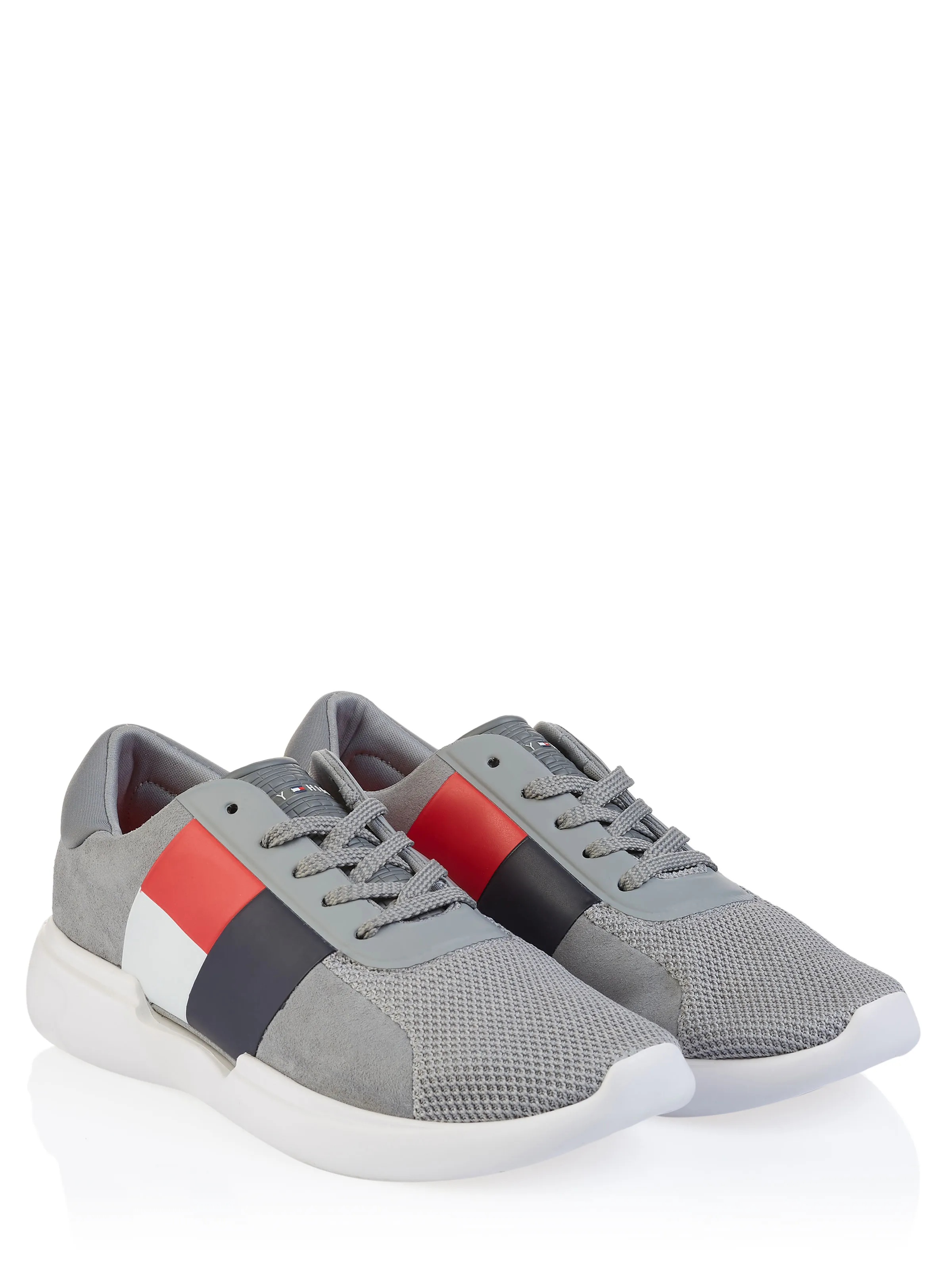 Tommy Hilfiger light grey shoe.