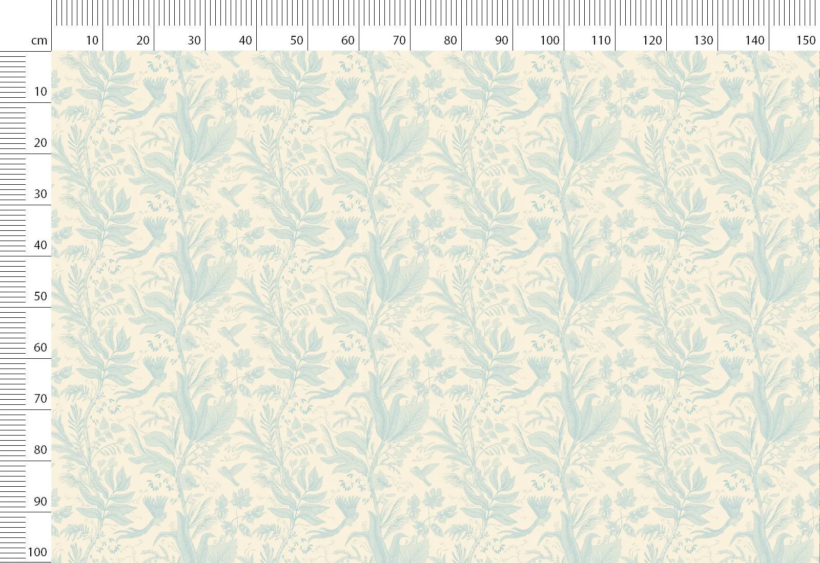 Tropical Print Linen Fabric - Vintage Style By The Yard for Bedding, Curtains, Dresses, Clothing, Table Cloth & Pillow Covers