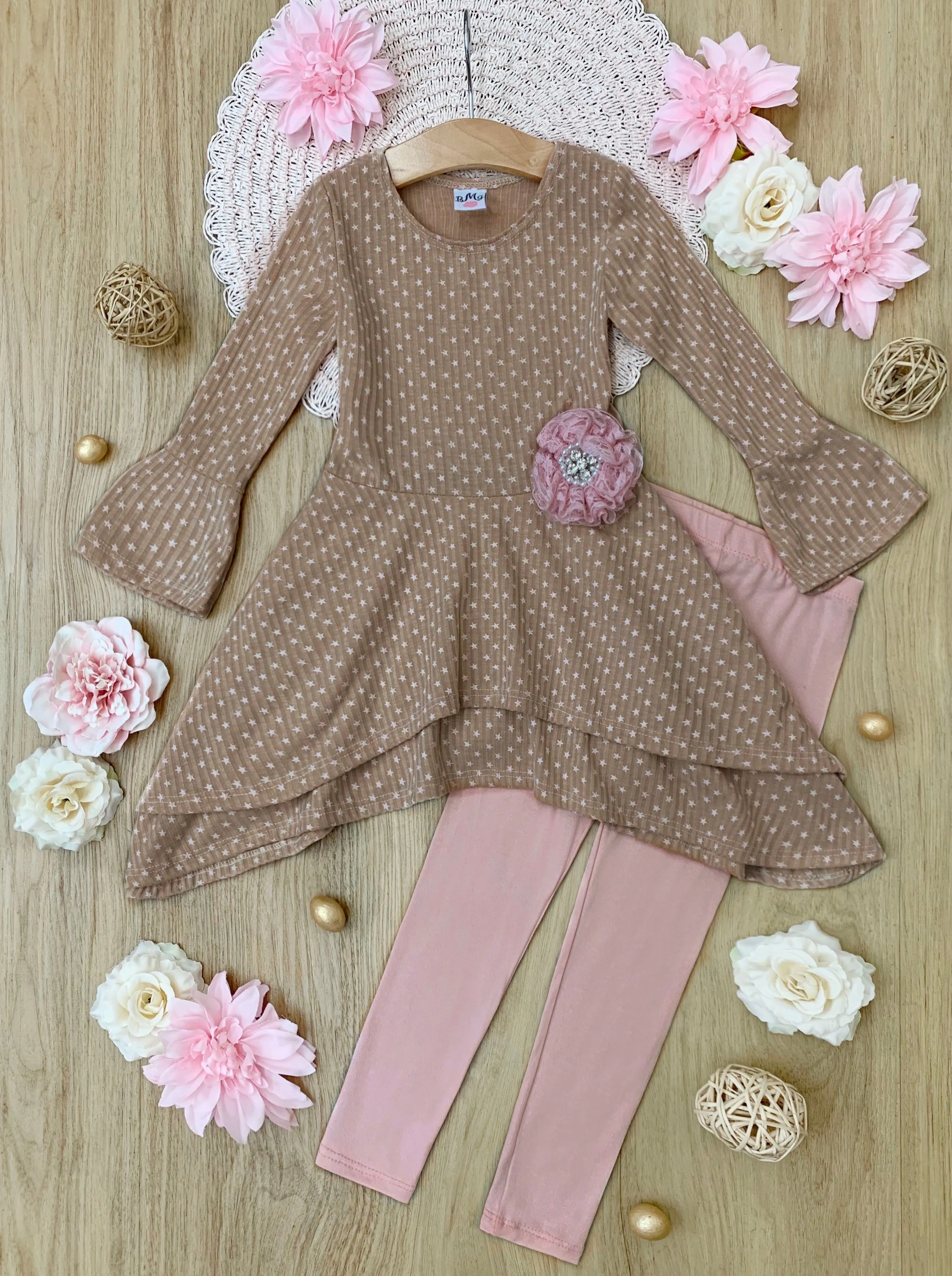 Twinkle Star Baby Tunic and Legging Outfit Set