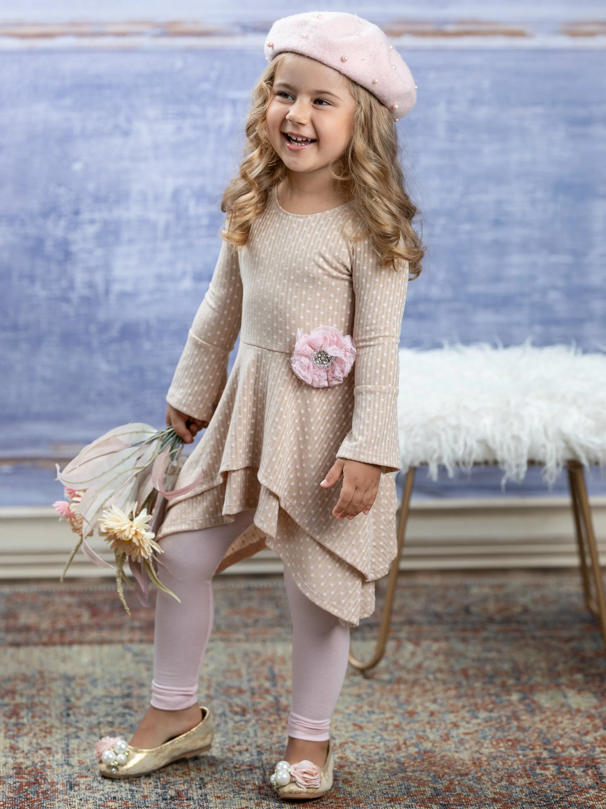 Twinkle Star Baby Tunic and Legging Outfit Set