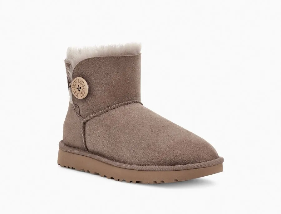 UGG Mini Bailey Button II Coral Boots