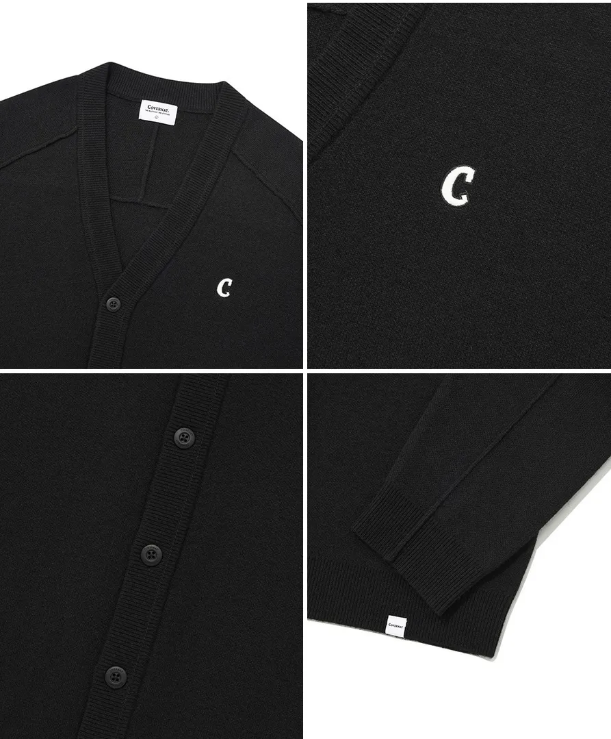 Unisex Logo Cardigans for Street Style - COVERNAT