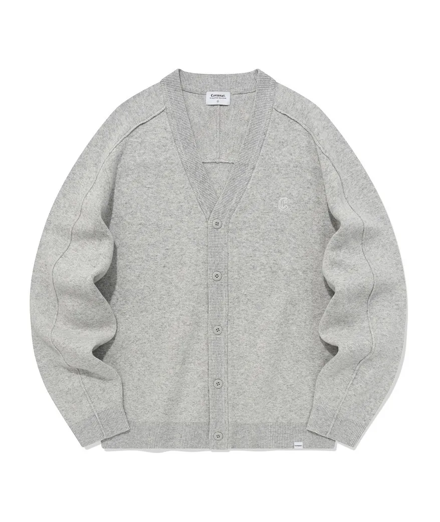 Unisex Logo Cardigans for Street Style - COVERNAT