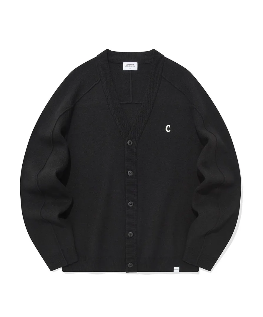 Unisex Logo Cardigans for Street Style - COVERNAT