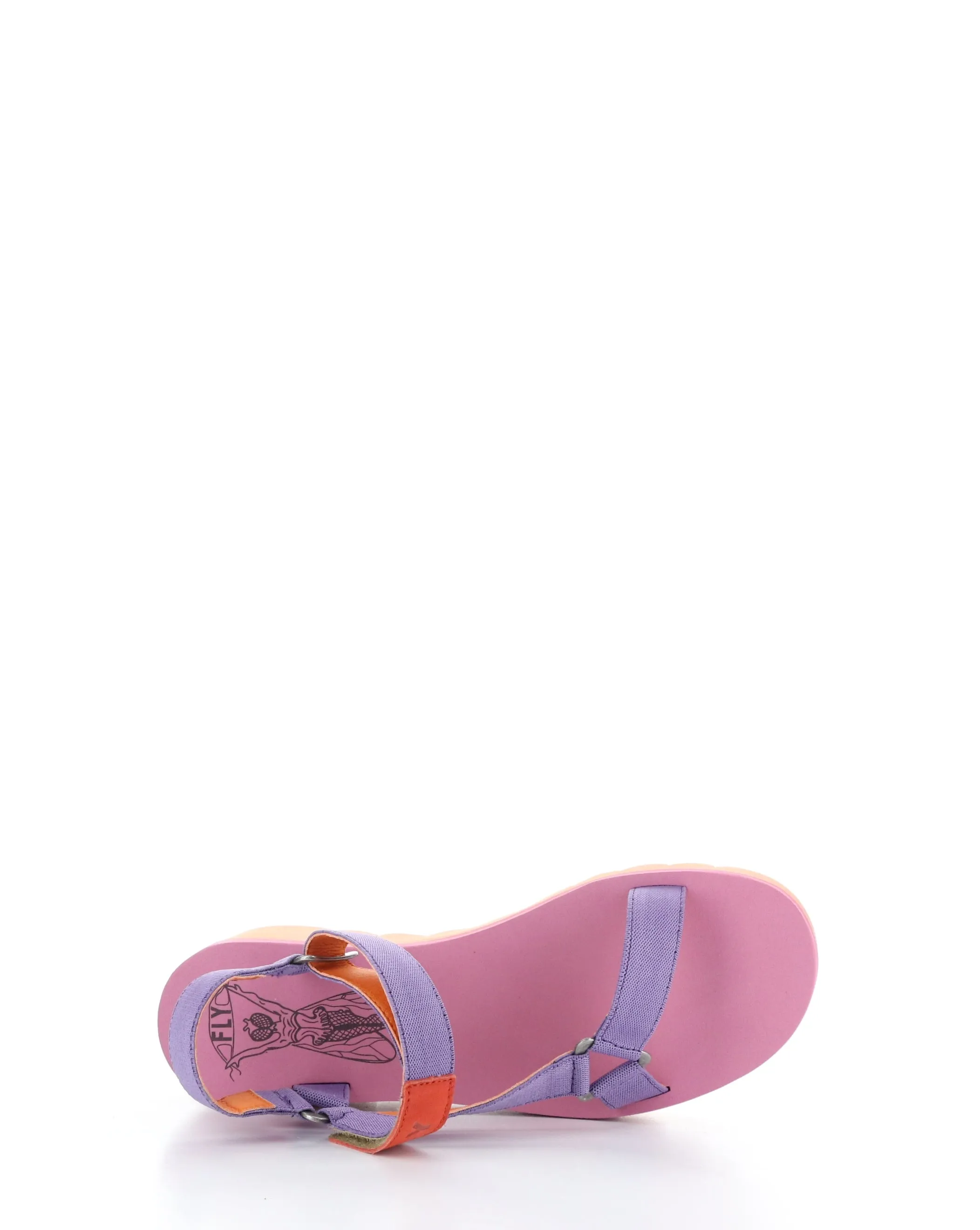 Velcro Sandals in VIOLET/ORANGE color - YEFA726FLY 008