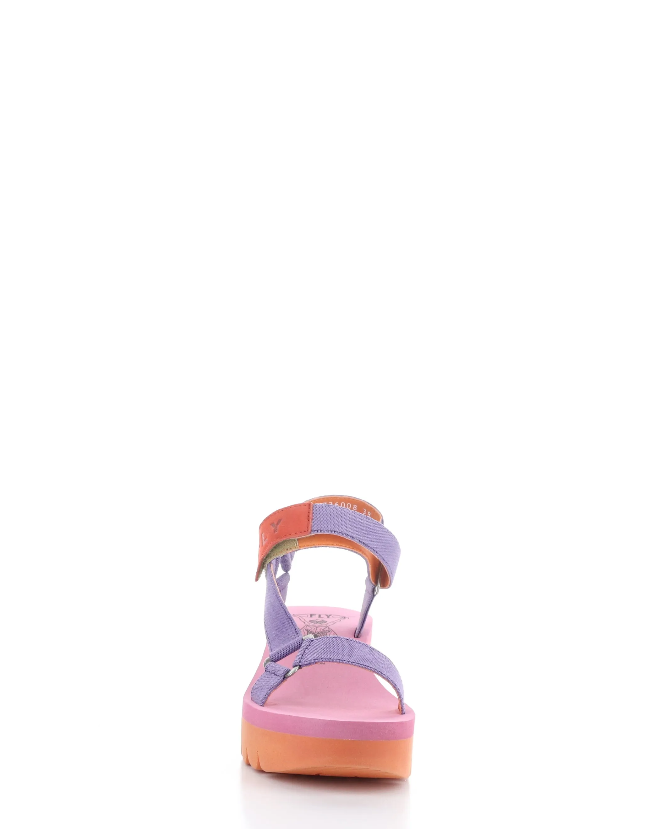 Velcro Sandals in VIOLET/ORANGE color - YEFA726FLY 008