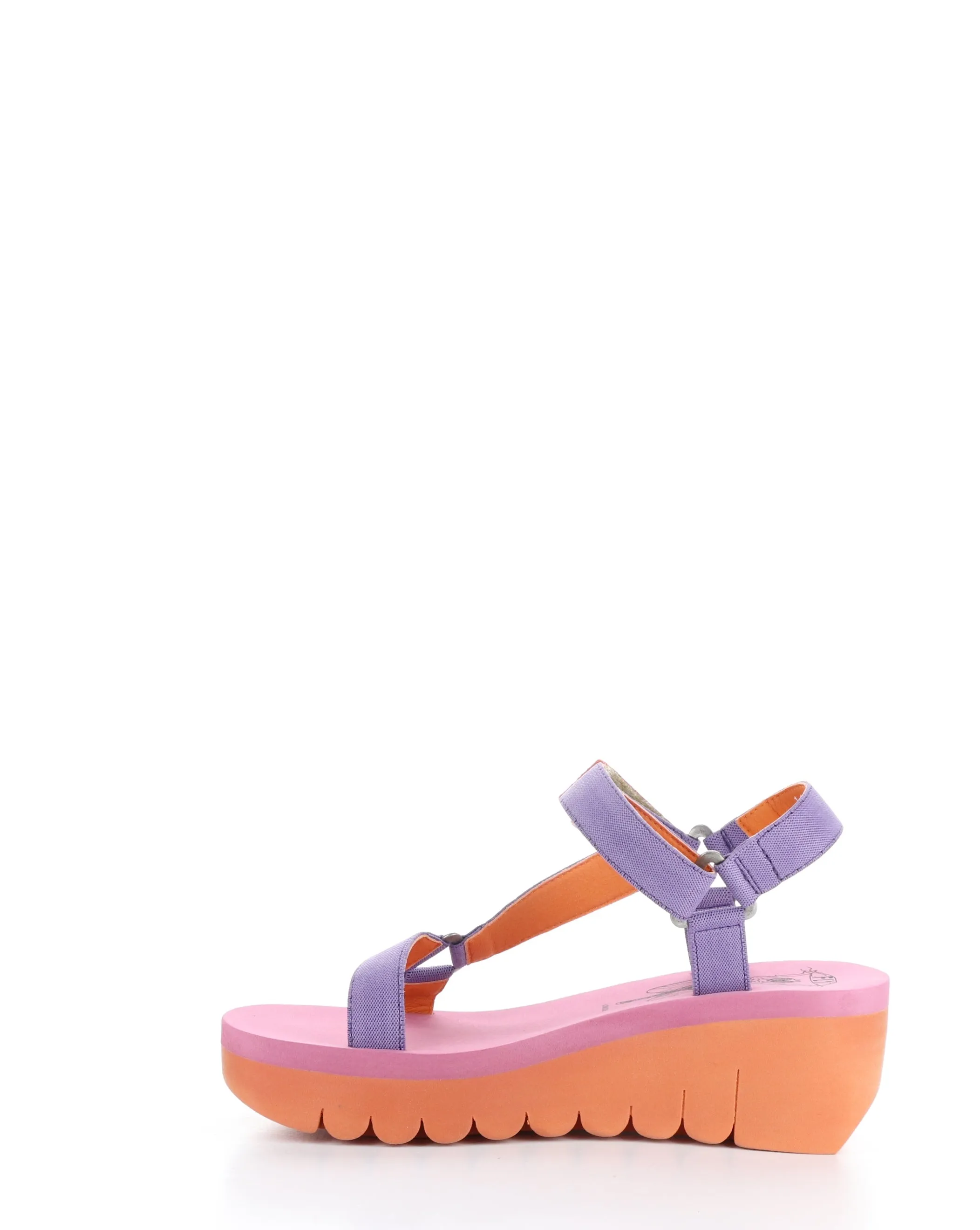 Velcro Sandals in VIOLET/ORANGE color - YEFA726FLY 008