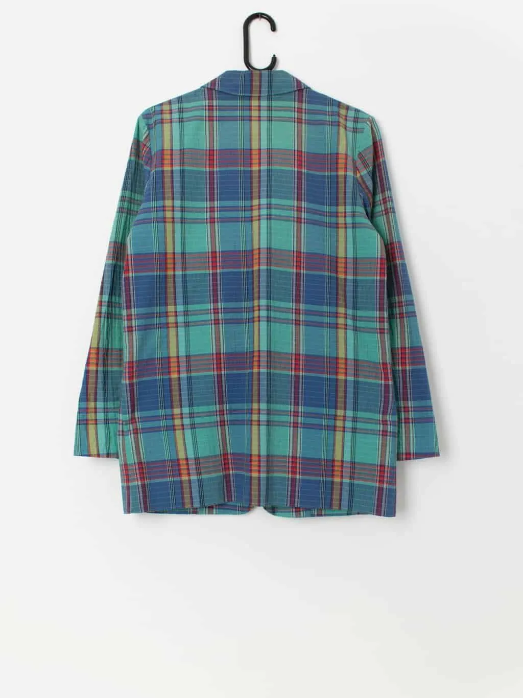 Plaid Vintage St Michael Oversized Jacket - Medium