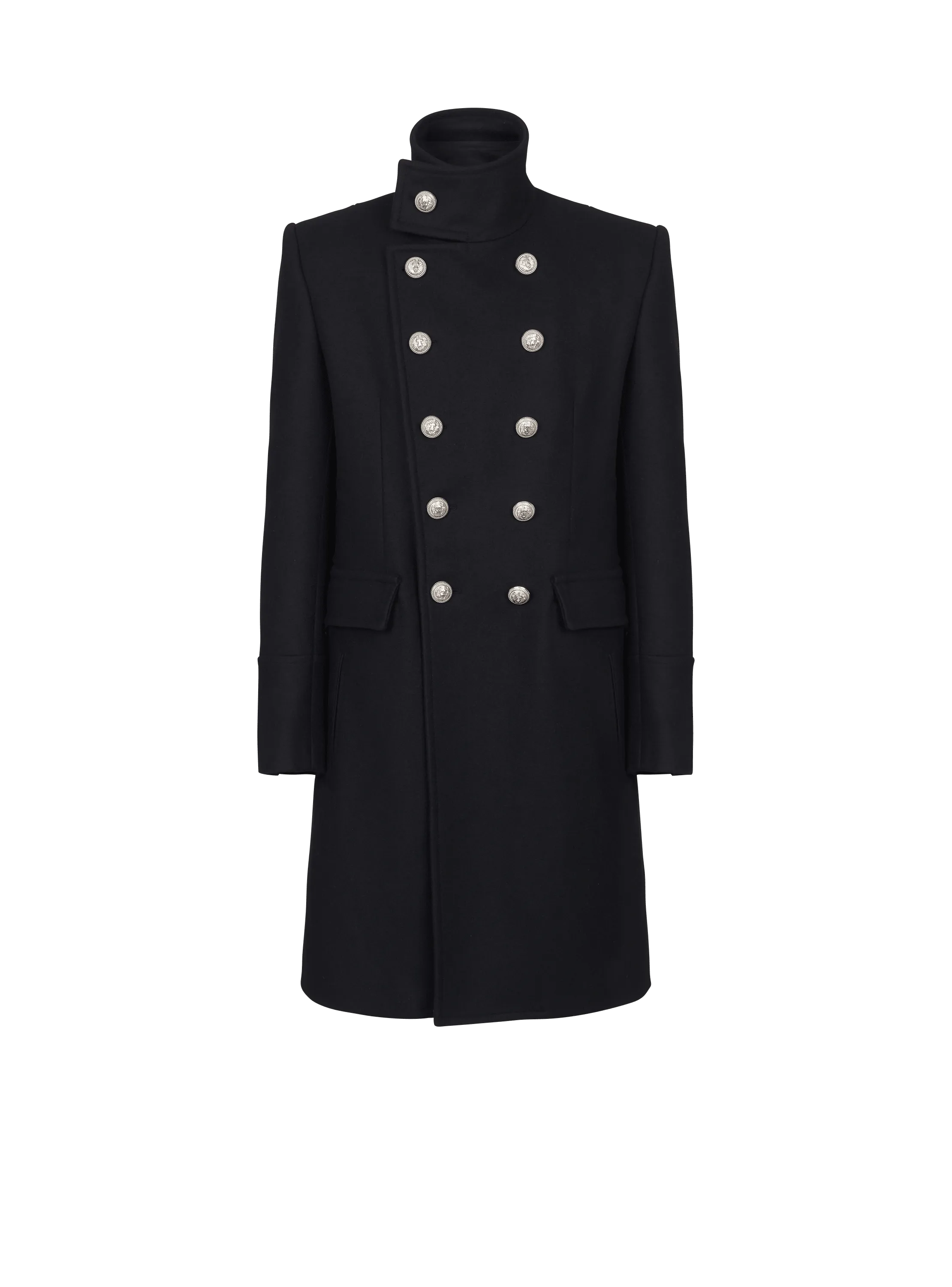 Officer's Virgin Wool Coat