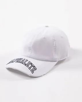 White College Baseball Hat