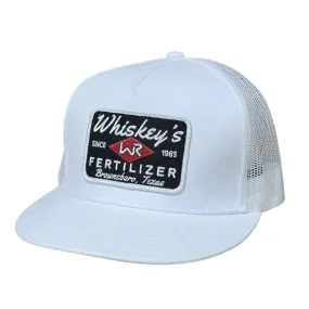 White Fertilizer Cap for Whiskey Lovers