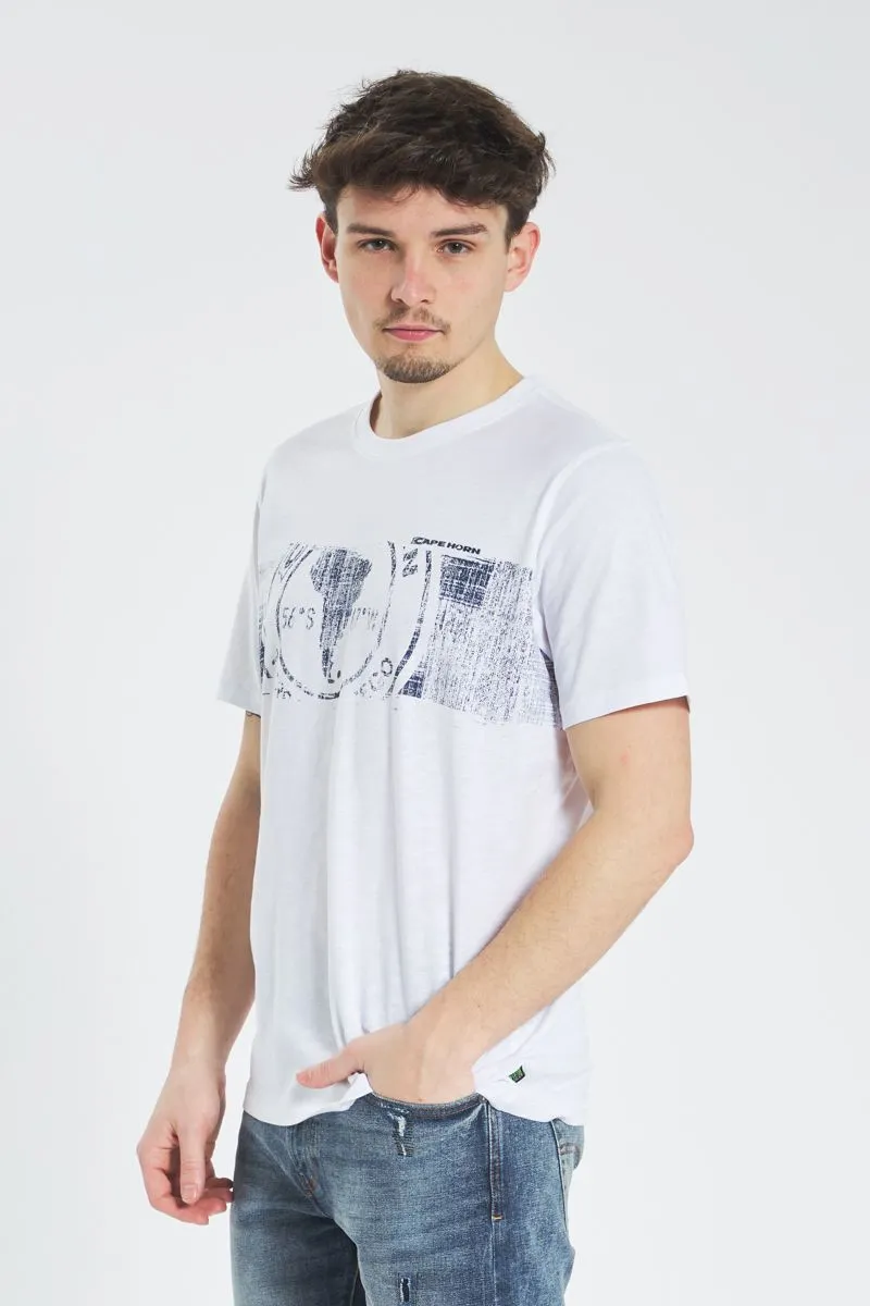 White Men's T-shirt