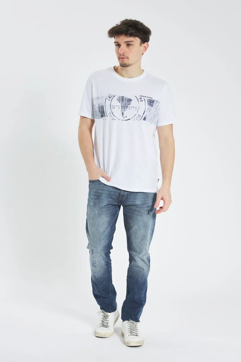 White Men's T-shirt