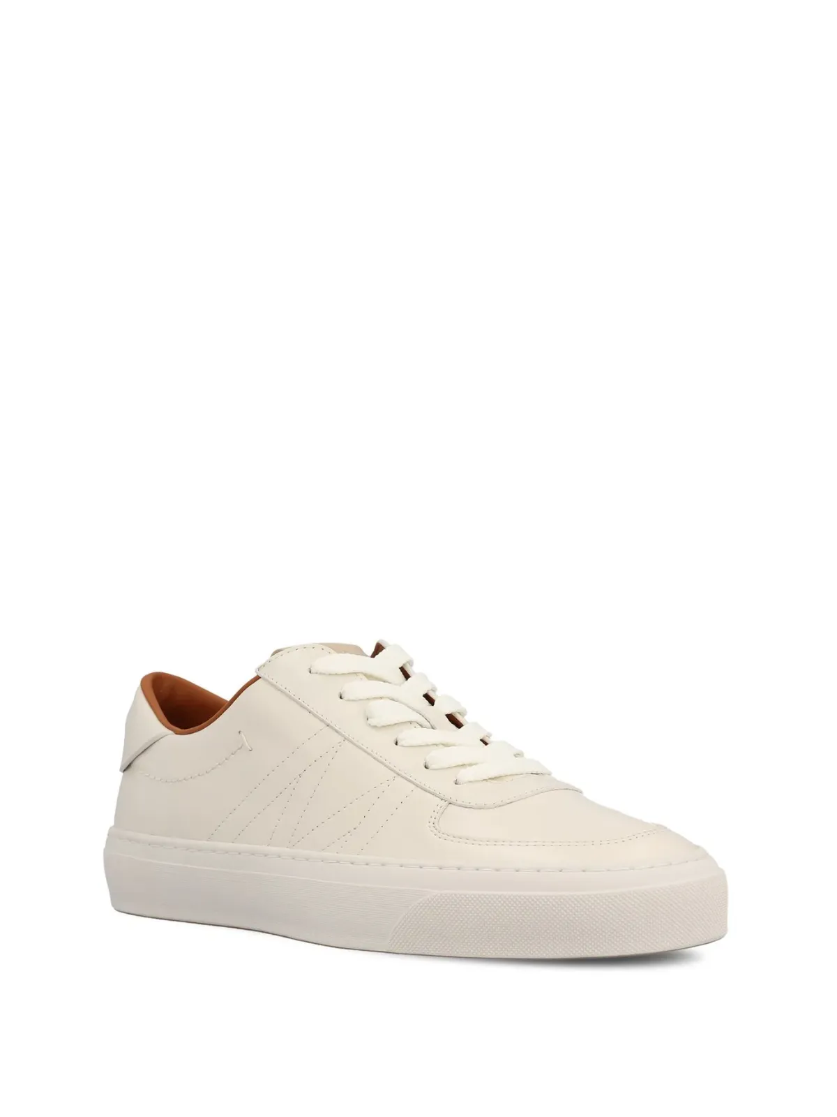 White Moncler Low Top Sneaker