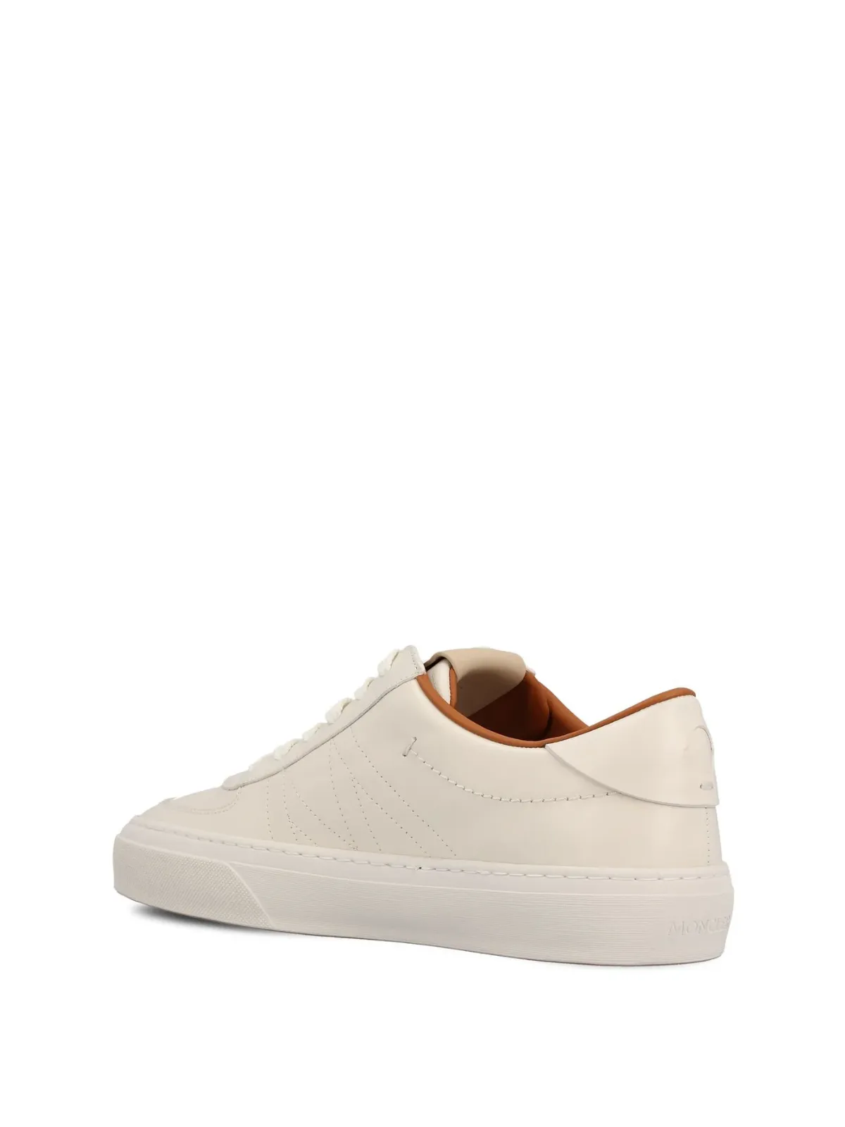 White Moncler Low Top Sneaker