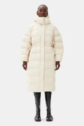 White Tech Puffer Coat