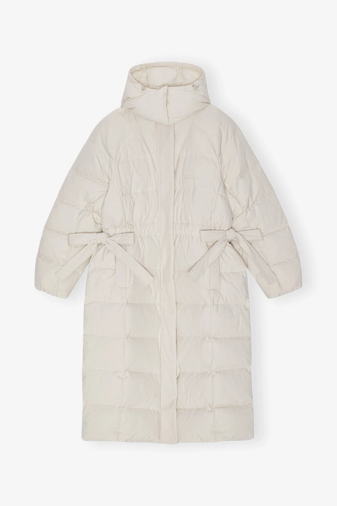 White Tech Puffer Coat