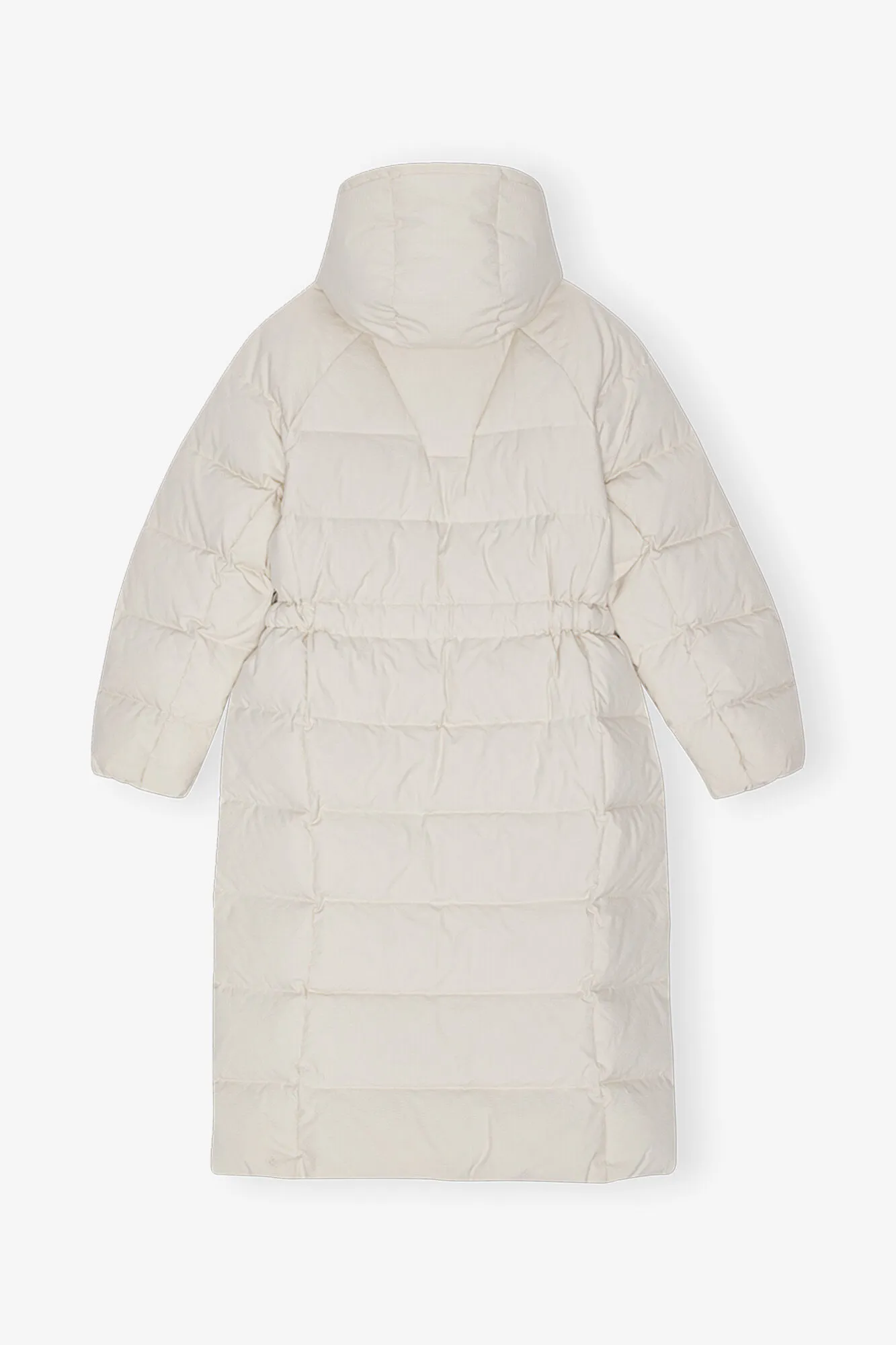 White Tech Puffer Coat