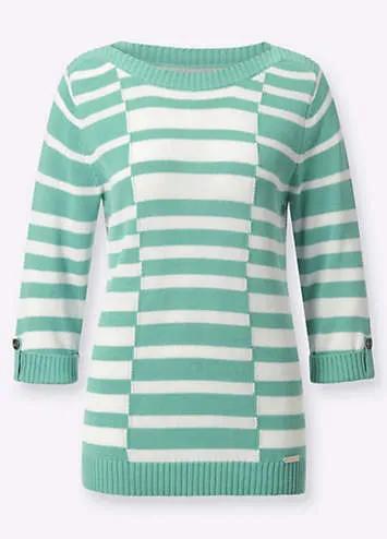 Striped Witt Sweater by Grattan