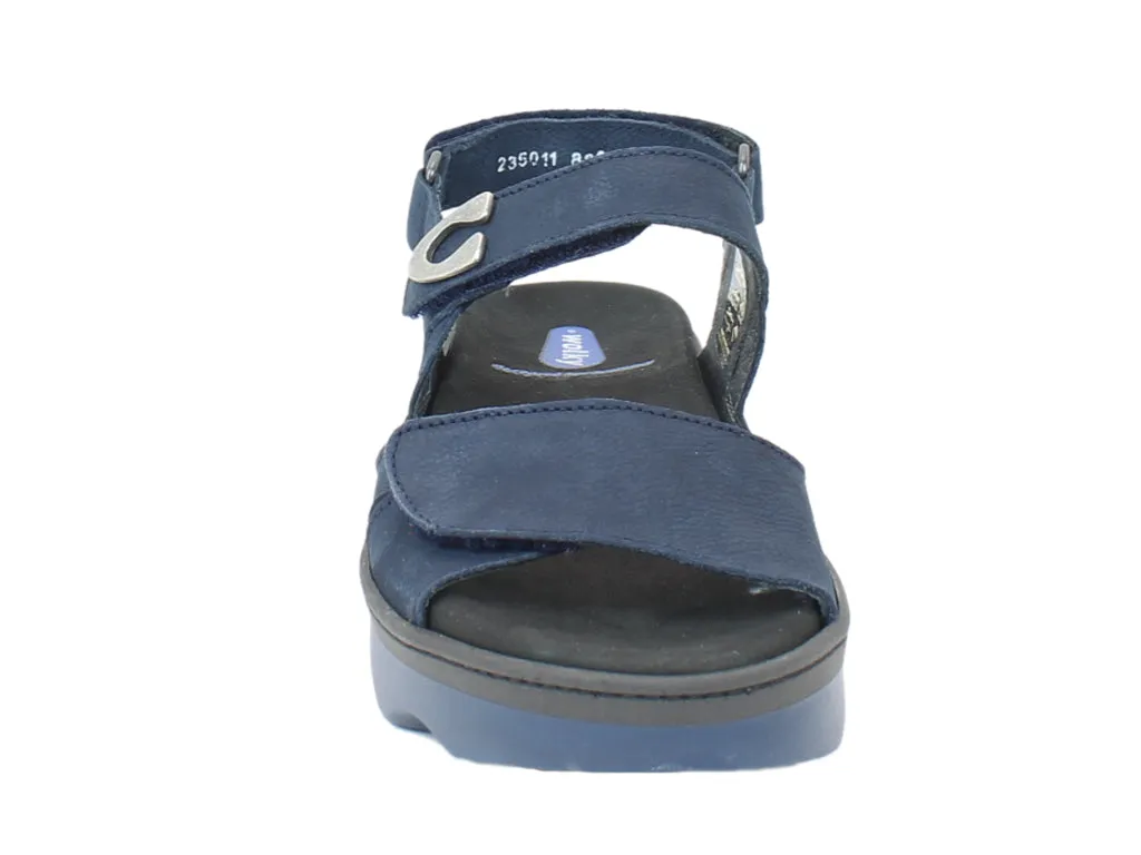 Wolky Sandals Medusa Denim can be rewritten as Wolky Medusa Denim Sandals.