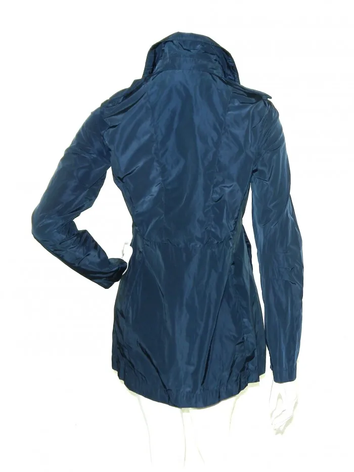 Woman Waterproof Jacket - Medusa Blue By Daniel & Mayer