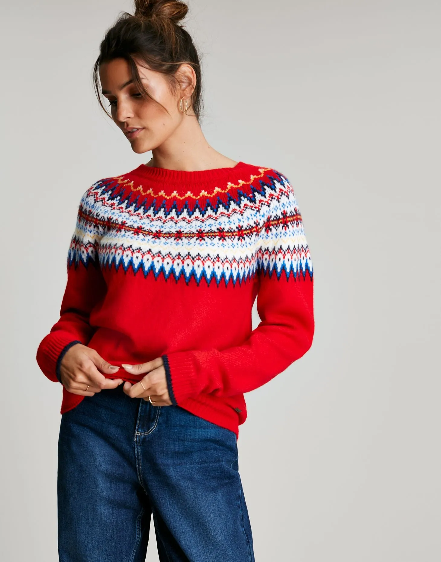 Women's Fair Isle Sweater by Joules - Andrea Collection