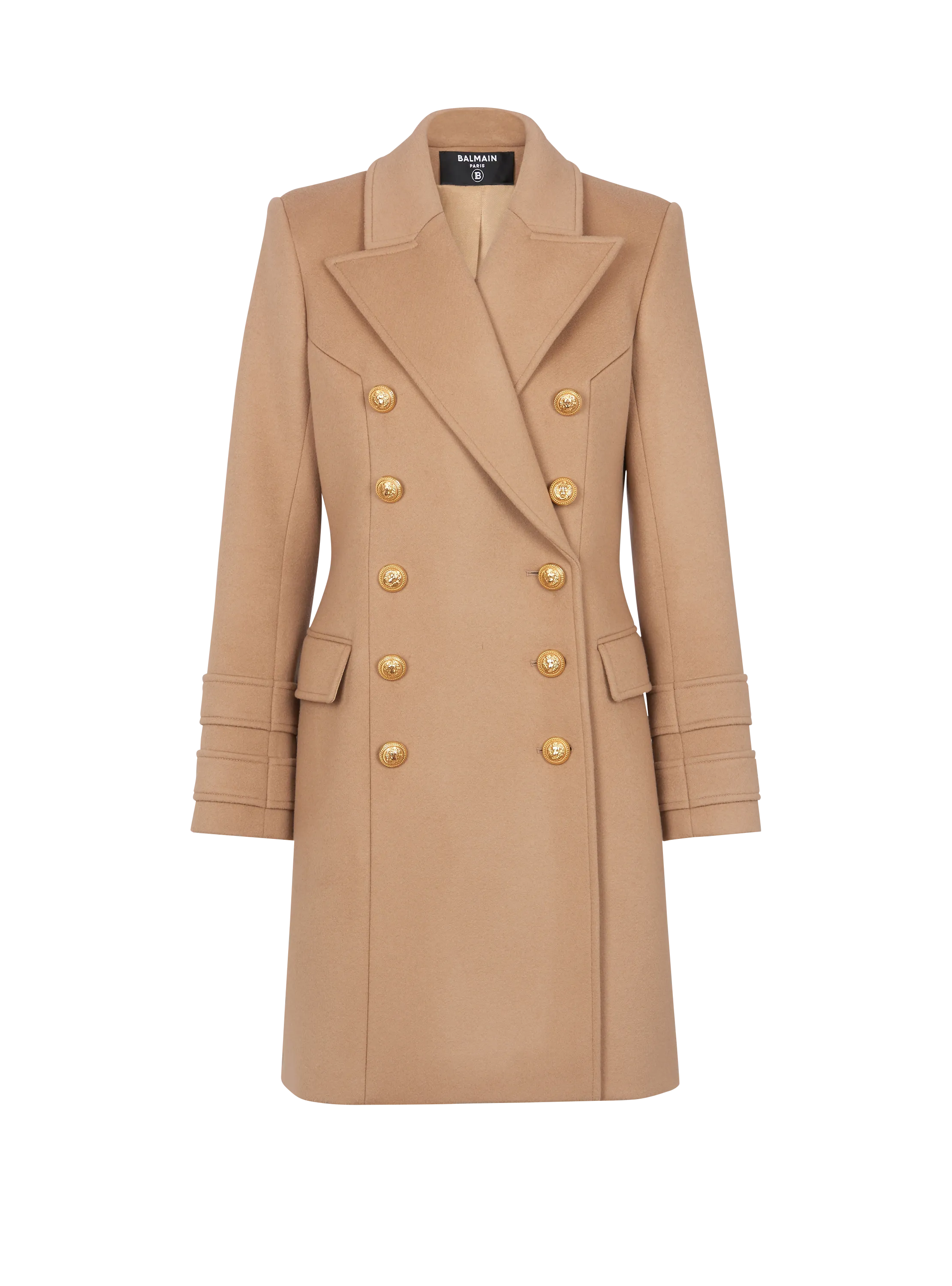 Wool and cashmere coat