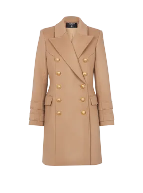 Wool and cashmere coat